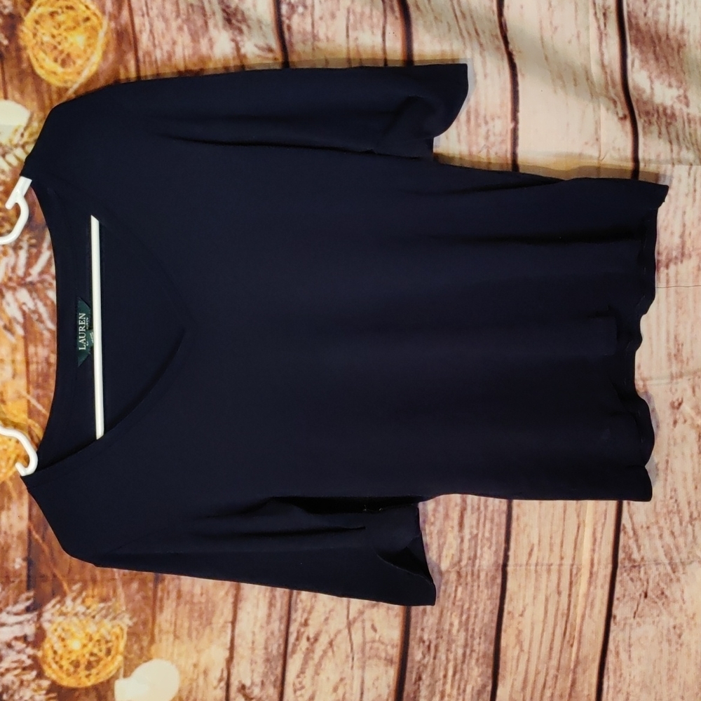 Ralph Lauren navy blue top